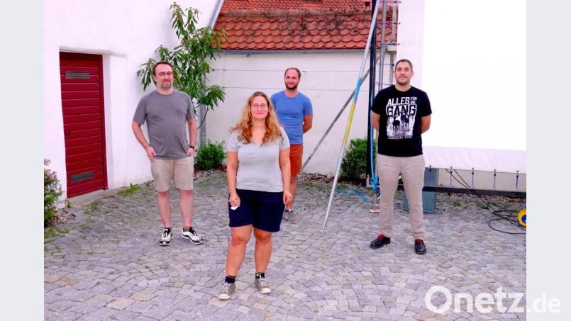 Das Organisationsteam von PunK – von links Michael Hehl, Kathrin Birner, Daniel Söhnlein und Veit Stephan – bereitet schon die nächste Veranstaltungsreihe vor und hofft dass diese dann nicht durch Corona beeinträchtigt sein wird. Bild: cog
