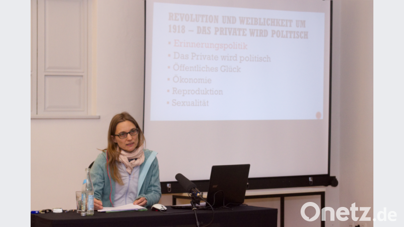 Man sollte überlegen, inwieweit die Erfahrungen der bayerischen Räterepublik für heutige linke Politik
genutzt werden können, forderte Dr. Kathrin Schödel. Bild: exb