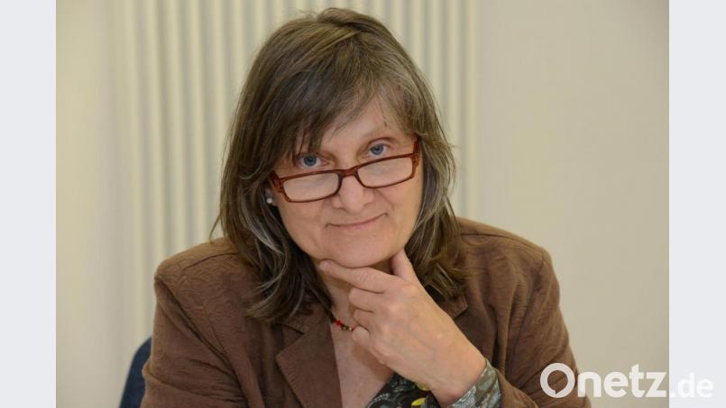 Hilde Lindner-Hausner von der BI gegen atomare Anlagen fordert OB Jens Meyer und Landrat Andreas Meier zum Handeln auf. Bild: wen