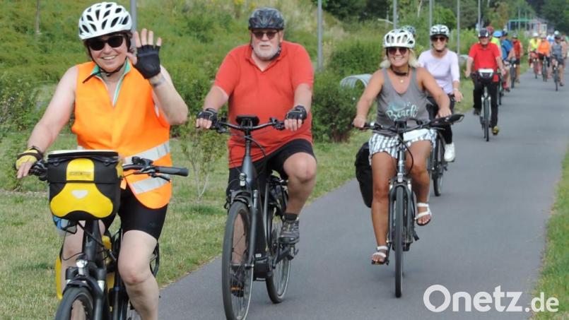 Gute Laune beim Fahrradfahren. Bild: mül