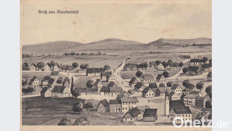 Wahrscheinlich handelt es sich bei dieser Ansichtskarte um eine der ältesten Darstellungen des Ortes, das Entstehungsjahr ist unbekannt. Bild: Archiv