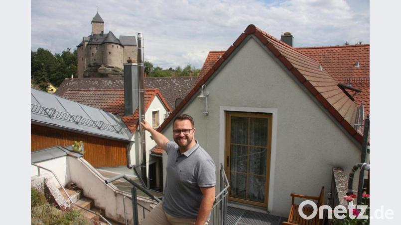 Die Burg Falkenberg ist nicht nur das Wahrzeichen der Markgemeinde. &quot;Burgherr&quot; Matthias Grundler, zugleich auch Schriftführer im Verein &quot;Forum Falkenberg - Freunde der Burg&quot;, bezeichnet das historische Denkmal gerne auch als seinen zweiten Arbeitsplatz. Bild: wro