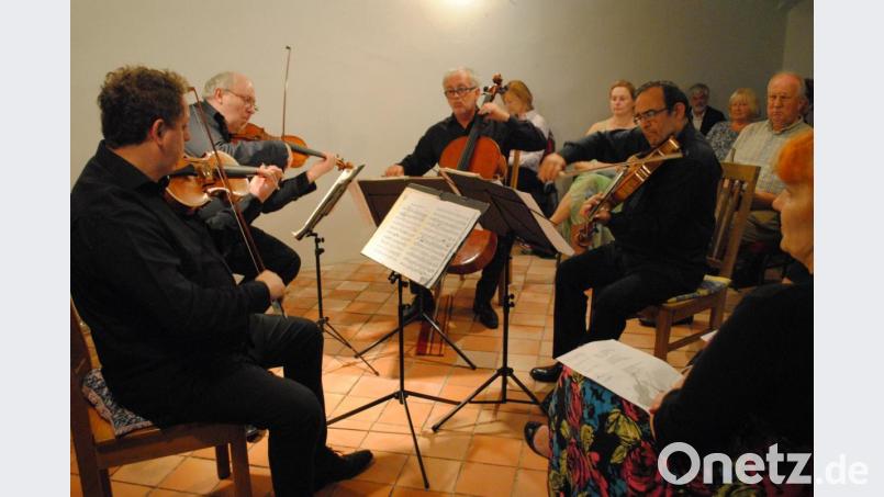 Das Moyzes Quartett begeisterte das Publikum bei bester Akustik im Marstall. Bild: gge