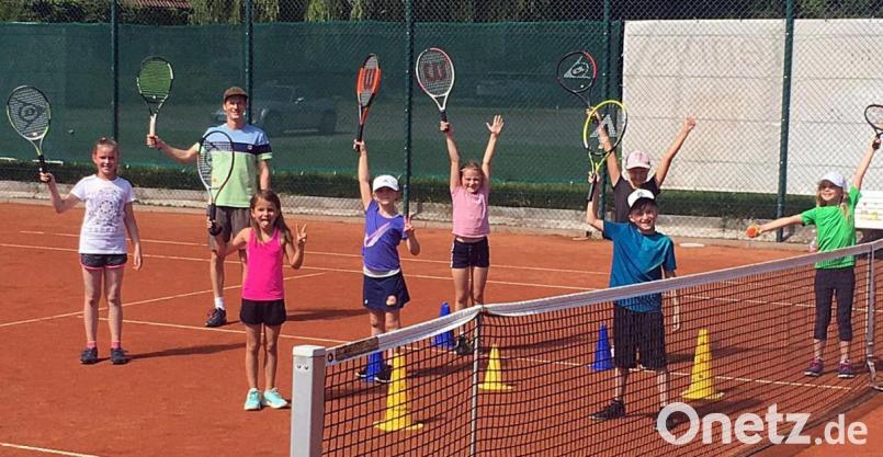 Die Kinder haben ihren Spaß beim Tenniscamp. Bild: R. Kreuzer