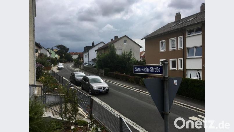 Auch dieser Straßenname steht zur Diskussion: Die Sven-Hedin-Straße in Amberg. Bild: upl