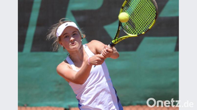 Mira Stegmann war beim Tennisturnier in Nürnberg am Start. Archivbild: ref