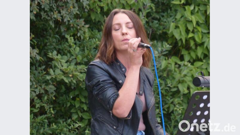 Tina Trummer begeisterte mit ihrer Stimme Bild: hme