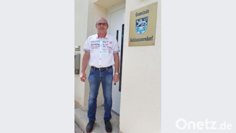 In seinen ersten 100 Tagen als Bürgermeister von Schlammersdorf kam bei Johannes Schmid keine Langweile auf. Vor allem galt es, trotz Coronakrise mehrere bauliche Maßnahmen zu bewerkstelligen. Bild: br