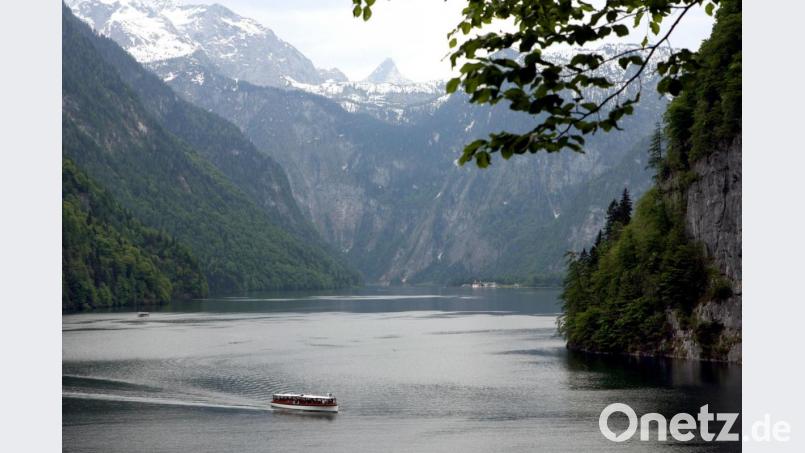Ein Elektroboot auf dem oberbayerischen Königssee. Bild: Frank Mächler/dpa