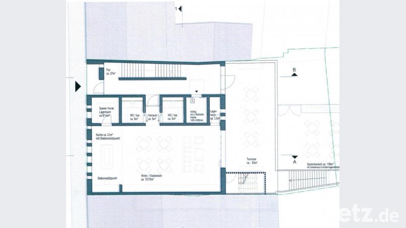 Das Konzept für das Erdgeschoss der Tagespflege in der Dammstraße. Grafik: Brückner&amp;Brückner Architekten