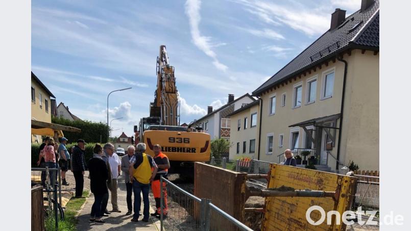 Es tut sich was in der Quellenstraße. Der Ausbau liegt im Zeitplan. . Bild: obe