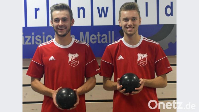Die Neuzugänge der Luhe-Wildenauer Kegler für das Bayernligateam: Marco Maier (links) und Jan Sandler. Bild: otr