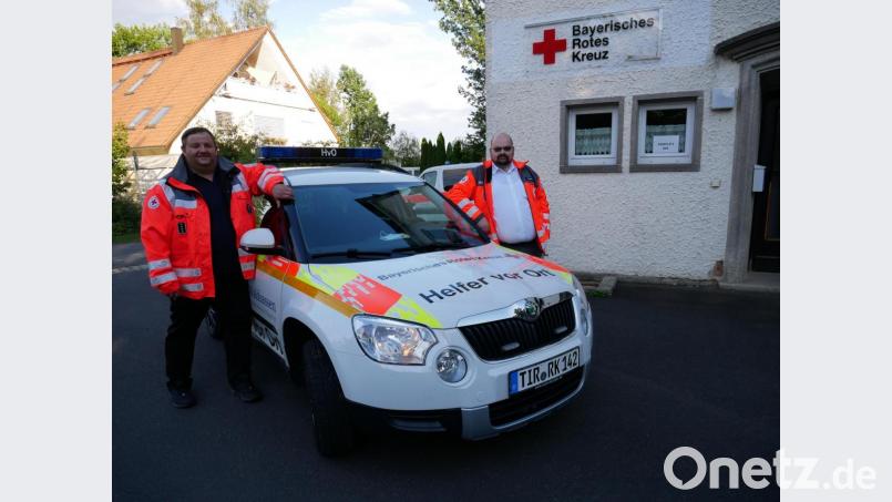 BRK-Bereitschaftsleiter Helmut Zeitler (links) und HvO-Beauftrager Christian Strobel haben viel aus den vergangenen Monaten zu berichten. Bild: flm