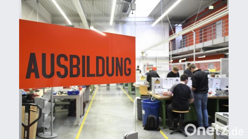 Der Bedarf an Nachwuchs ist nach wie vor groß, wie hier bei der Baumann GmbH in Amberg. Bild: Petra Hartl