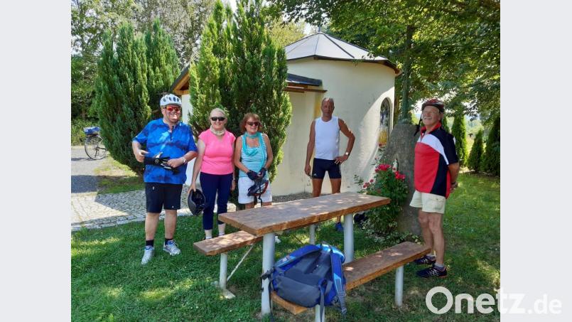 Bei heißen Temperaturen machten sich sechs Sportler auf zur Radwanderung. Bild: Andreas Thillmann, FGV Nagel/exb