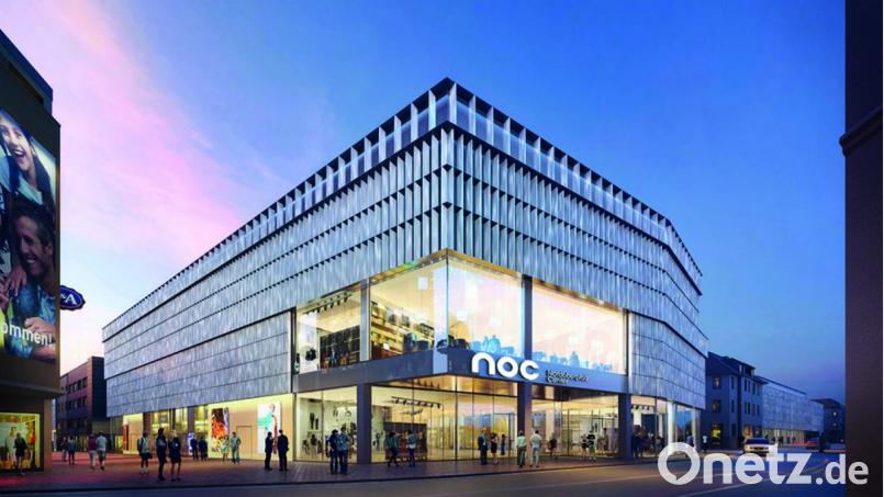Das NOC will nicht nur zum Einkaufen in die Innenstadt von Weiden locken. Immer mehr Mieter werden bekannt - Fair Fitness, TK Maxx und Thalia sind bestätigt. Grafik: Fondara