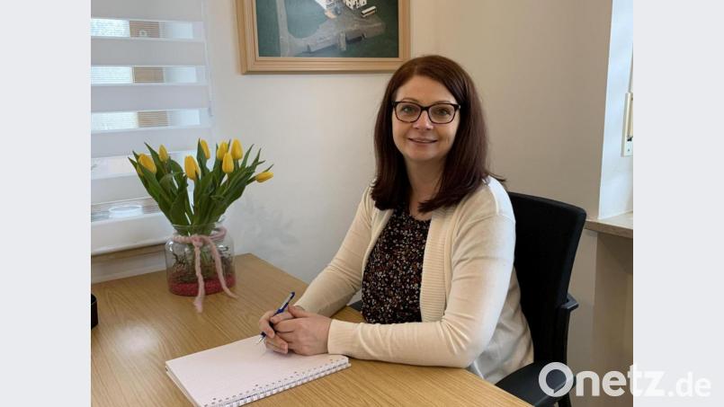 Bürgermeister Marina Hirnet: Im Rathaus hat sie keine Probleme mit dem Empfang. Bild: pi