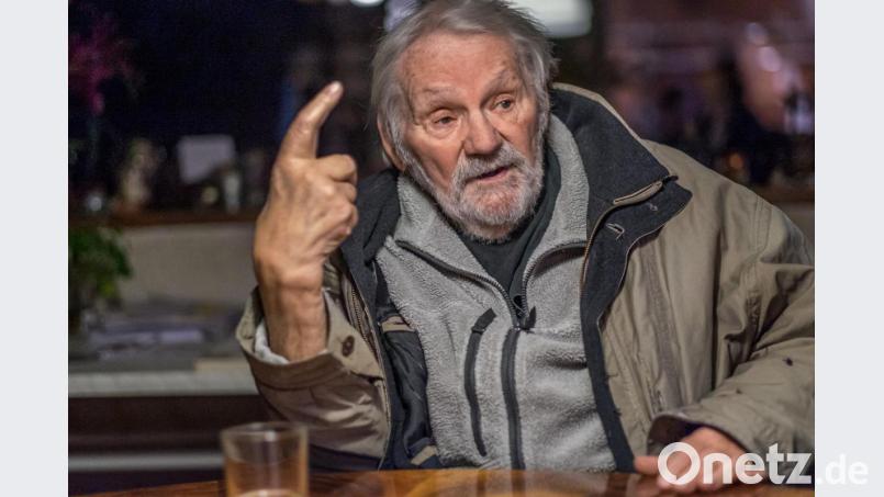 Ambergs vergessener Maler und Kupferstecher: Egbert Moehsnang. Im November 2017 ist er in Schlüpfen im schweizerischen Kanton Bern gestorben. Bild: Peter Bachmann, Bern