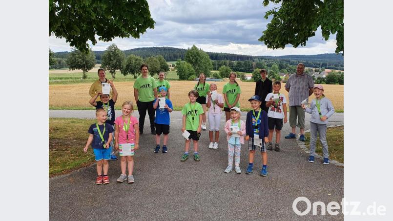 Am vergangenen Montag lud der Schützenverein Ringelstein Ottengrün e.V. im Rahmen des Ferienprogramms zu einer kleinen Sommerolympiade. Bild: exb