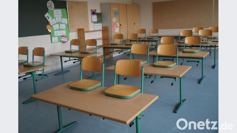 Noch herrscht Ruhe in den Klassenräumen, am Dienstag kehrt wieder Leben in die Grundschule ein. Bild: wel