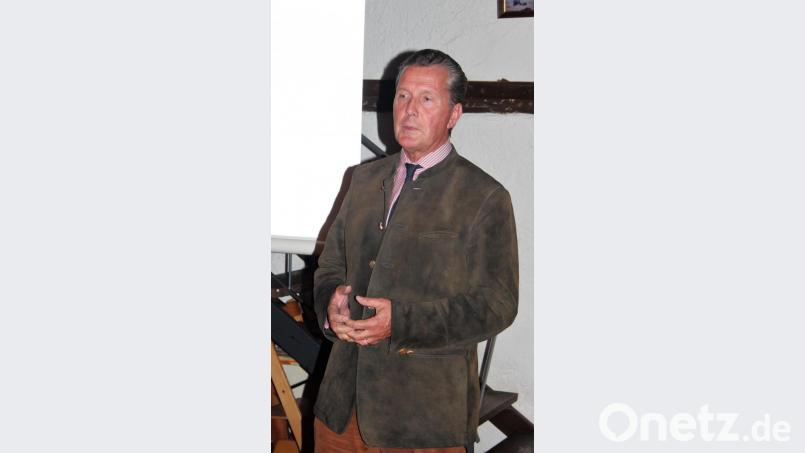 Naturpark-Vorsitzenden Eberhard Freiherr von Gemmingen-Hornberg: „Der Planer legt bestenfalls ein Konzept vor, über das man gar nicht streiten muss!“ Bild: stg