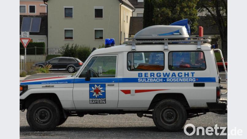Auch die Bergwacht Sulzbach-Rosenberg half bei der nächtlichen Vermisstensuche mit. Bild: blm