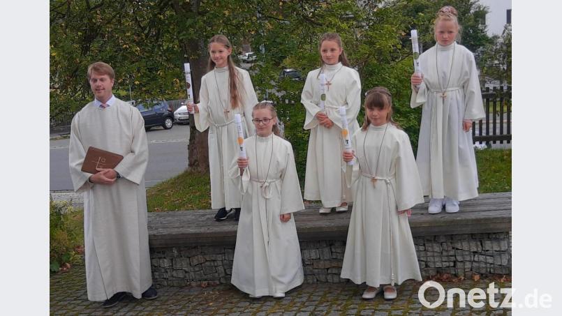 Die zweite Gruppe mit Pastoralreferent Maximilian Pravida Bild: ld