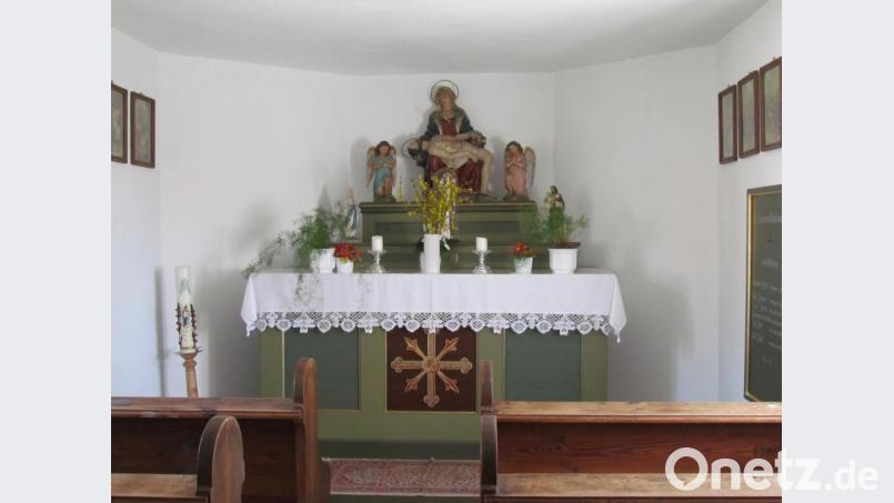 Der Altar des kleinen Gotteshauses. Bild: is
