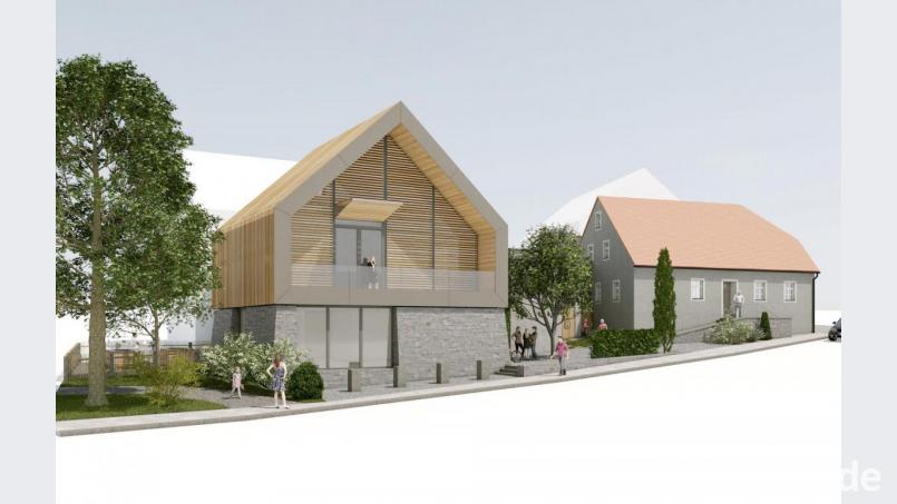 So soll das Haus der Biodiversität aussehen. Plan: Schönberger Architekten GmbH