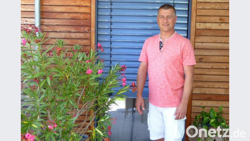 Der Pirker Bürgermeister in seinem kleinen Garten, ein Ort, an dem er Ruhe findet. Bild: fsb