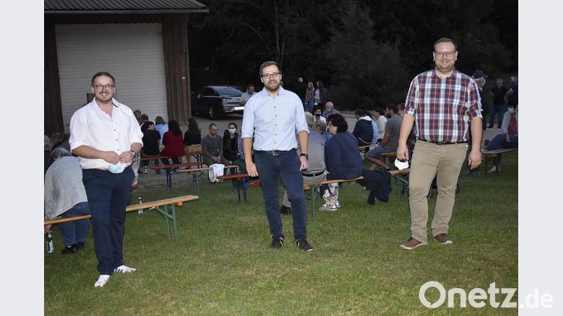 Als Ortssprecher in der Altgemeinde Degelsdorf bewarben sich (von links) Johannes Trenz, Mirko Nittmann und Markus Neukam. In der Stichwahl machte Nittmann das Rennen. Bild: sck