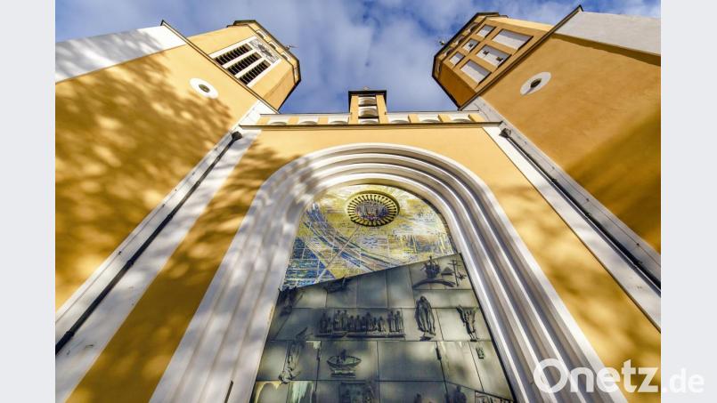 Turmführungen im Kreuzbergmünster in Schwandorf stehen am &quot;Tag des offenen Denkmals&quot; am Sonntag auf dem Programm. Bild: Hösamer
