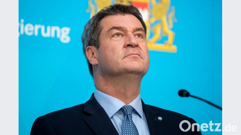 Bayerns Ministerpräsident Markus Söder (CSU) kommt zu einer Pressekonferenz. Symbolbild: Sven Hoppe