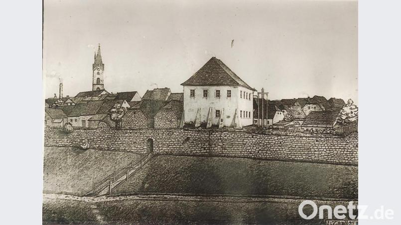 Das Bild zeigt das Pflegeschloss um 1890. Bild: awo