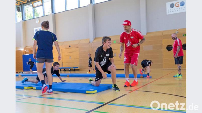 Vor allem Spaß stand nach vielen Monaten fast handballfreier Zeit im Mittelpunkt des Camps Bild: Guenter Uschold (gud)