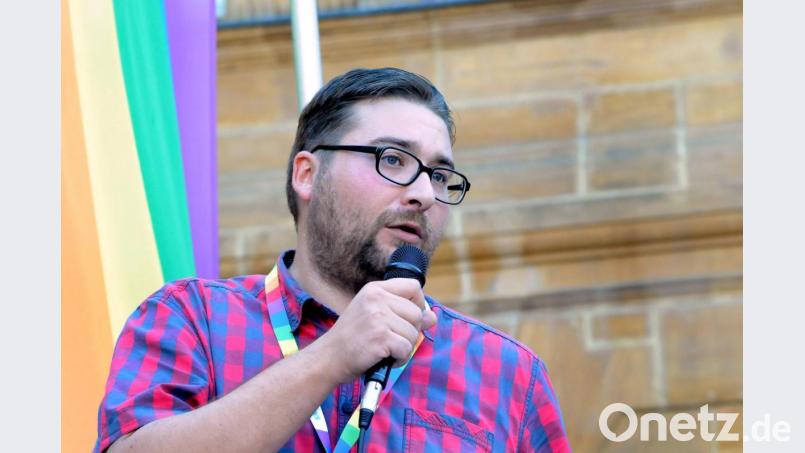 Stefan Dietl äußerte sich als Sprecher des &quot;Bündnisses gegen das Vergessen&quot; zu Äußerungen von Oberbürgermeister Michael Cerny. Bild: Stephan Huber