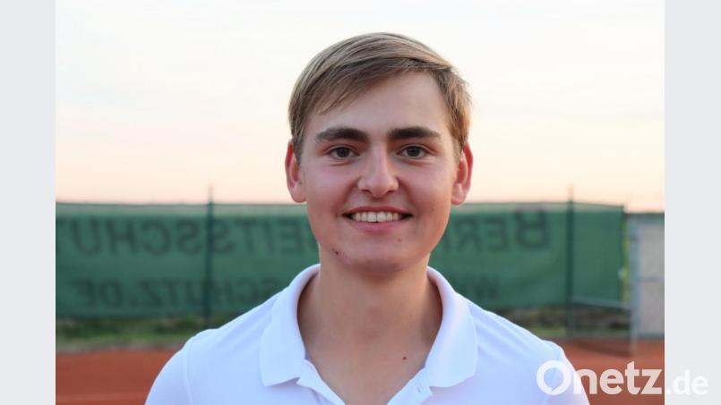 Luis Kern ist neuer Herren-Einzel-Vereinsmeister. Bild: Heiko Faltenbacher, SV Mitterteich/exb