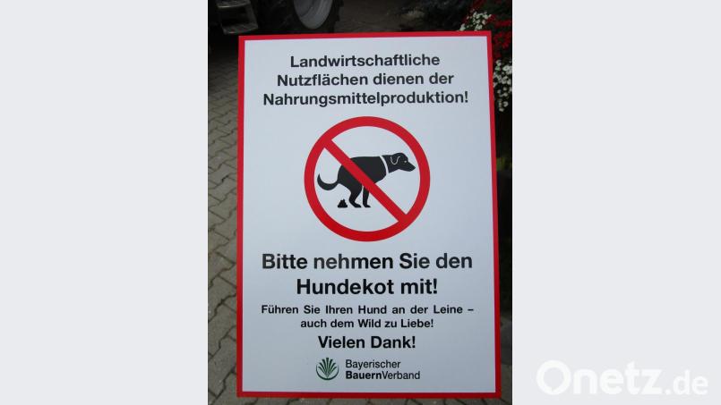 Dieses Bild werden Spaziergänger und Gassi-Geher jetzt öfter sehen Bild: Josef Glas