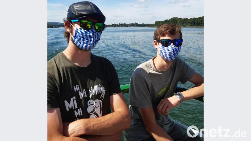 Auch die Maskenpflicht hielten die Ministranten aus Pullenreuth ein. Bild: twg