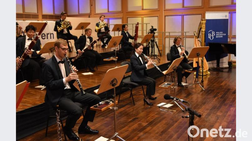 Das Holzbläser-Ensemble des Polizeiorchesters gastiert am 04.10. um 18 Uhr in der Pfarrkirche in Gebenbach Bild: Bayerische Bereitschaftspolizei