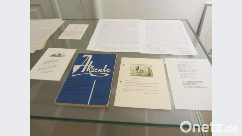 Originale aus dem Walter-Höllerer-Archiv erweitern den Blickwinkel der Hesse-Sonderausstellung im Literaturhaus Oberpfalz. Bild: aks