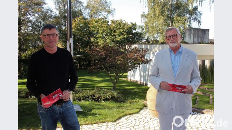 Förderkreis-Vorsitzender Christoph Thomas (l.) und Künstlerischer Leiter Dr. Harald Roth gehen mit Schwung in die Jubiläumssaison der Weidener Meisterkonzerte - trotz Corona. Bild: stg