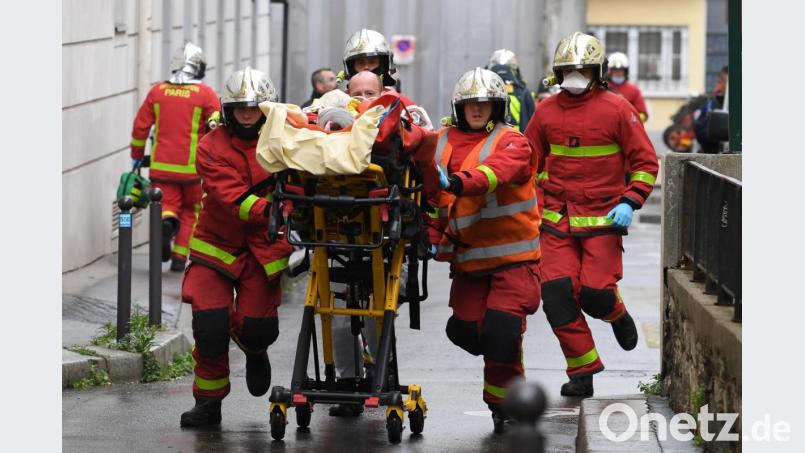 Bei einer Messerattacke in Paris sind mehrere Menschen teils schwer verletzt worden. Bild: Alain Jocard/dpa