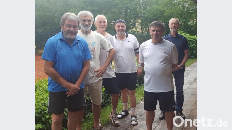 Von links: Otto Schließmeier, Werner Lang, Otto Hammer, Willi Anhalt, Georg Meinhold und Dietmar Popp. Bild: Michaela Bauer