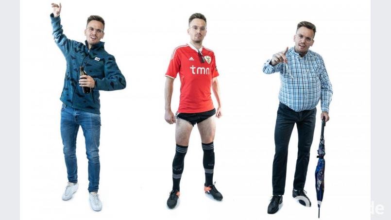 Wie haben wir sie vermisst: Den Pöbler, den Provinz-Ronaldo, den Rentner - und viele weitere ... Bild: gld