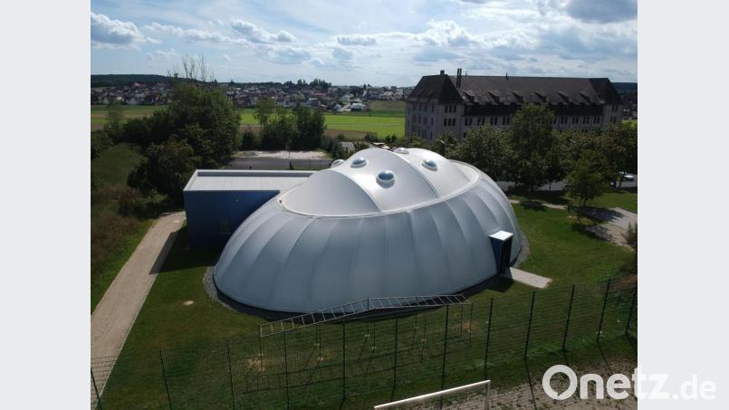 Von der neuen Arena ist Igor Tjumenzev derart begeistert, dass er von Berlin nach Amberg reiste und sie mit einer Drohne aus der Luft fotografierte. Bild: Igor Tjumenzev