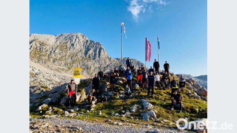 Eine Bergtour ins „Steinerne Meer“ unternahmen die Rover der Tirschenreuther Pfadfinder. Bild: exb