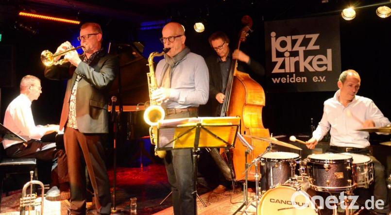 Das Stephan Zimmermann Quintett überzeugte beim Jazz Zirkel mit präzisen Tönen. Bild: Kunz
