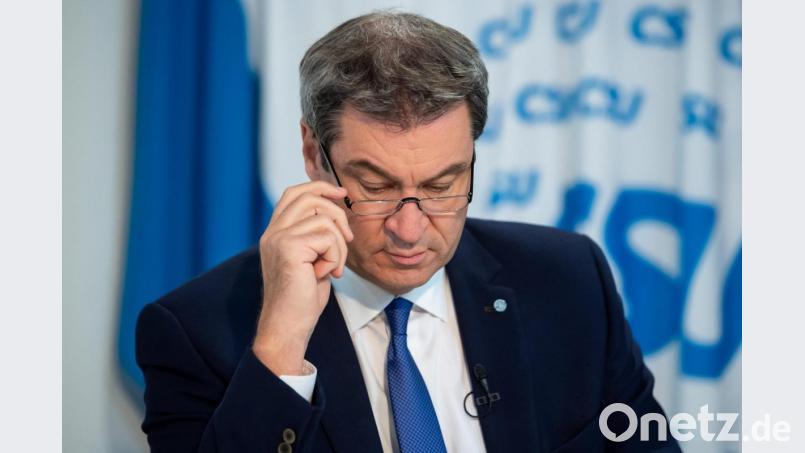 CSU-Chef Markus Söder (CSU) soll laut Medienberichten einen Corona-Leitfaden vorlegen. Bild: Sven Hoppe/dpa