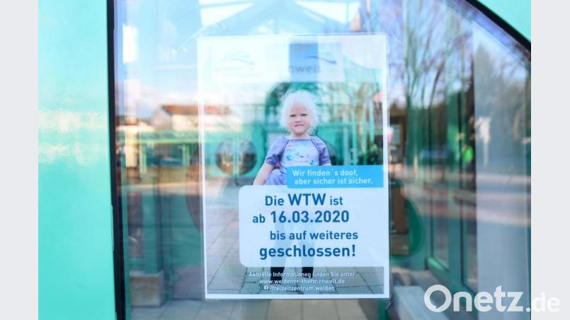 Eine lange Durststrecke für das Spaßbad: Bereits seit 16. März ist die WTW geschlossen. Heute wird in einem ersten Schritt der Sportbereich mit Springer- und Schwimmerbecken für Vereine freigegegeben. Dann dürfen Schüler und ab 15. Oktober auch die Öffentlichkeit rein. Bild: Gabi Schönberger